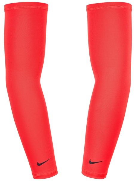 Nike Dri-Fit UV Arm Sleeves Running Bright Crimson