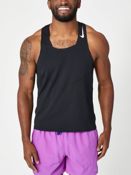 Nike Aeroswift Men's Running Singlet (Black)