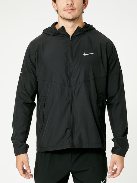 Conectado Elástico aguja Nike Men's Core Repel Miler Jacket Black | Running Warehouse