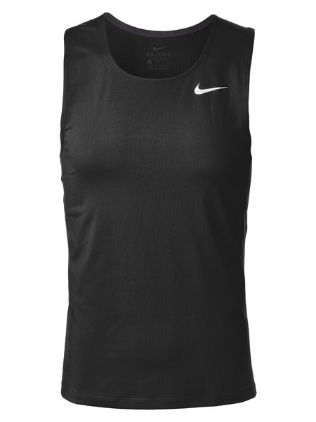 Men's Nike Stock Muscle Tank - Black/White - Size L