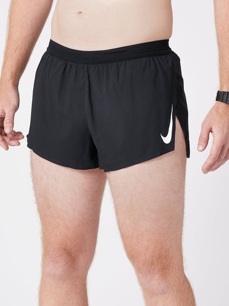 Nike AeroSwift Mens 2 Brief Lined Running Shorts Black, £57.00