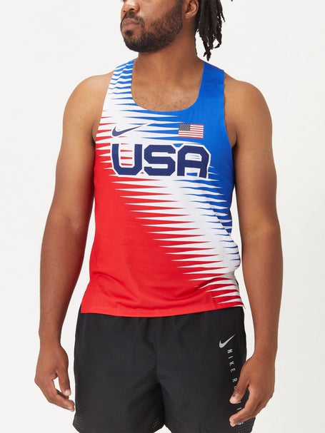 paso referir molestarse Nike Men's Core Aeroswift USA Singlet | Running Warehouse