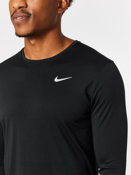 systematisk Varme Fyrretræ Nike Men's Core Dri-FIT UV Miler Top Long Sleeve | Running Warehouse