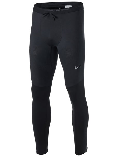 Nike, Pants, Nikedrifit Phenom Elite Running Tights Cz88230 Black Mens  Size Small