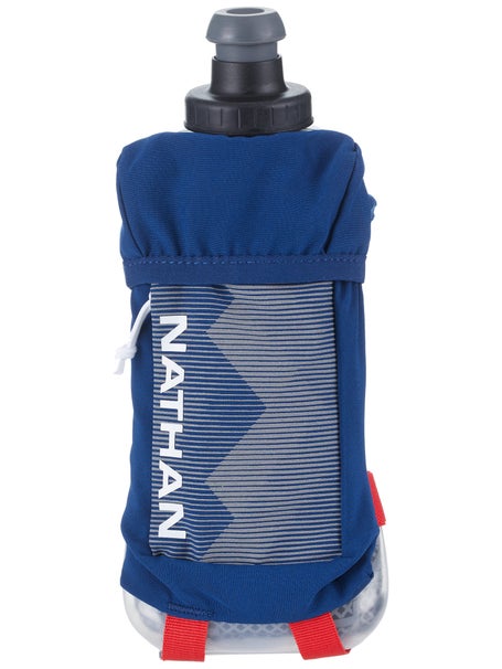 Nathan QuickSqueeze 18oz Insulated Handheld Estate Blue/White