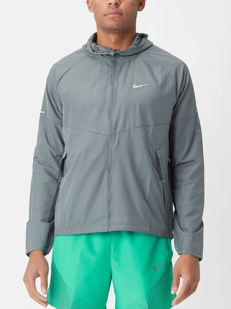 Nike Men's Core Miler Jacket Smoke Grey Running Warehouse