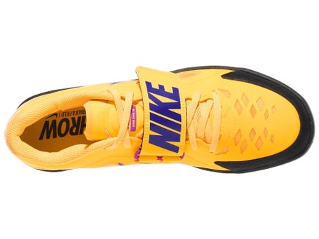 Nike Zoom Rival SD 2 Citron Indigo Throwing Track Shoes FZ9665-800 Mens Size 10 Nike Zoom Rival SD 2 Citron Indigo Throwing Track Shoes  main image 3