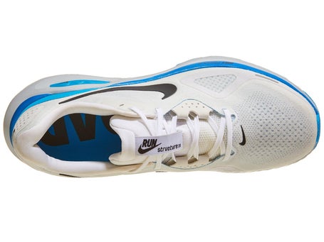 Nike Structure 26 Men's Shoes White/Black/Blue/Platinum | Running Warehouse