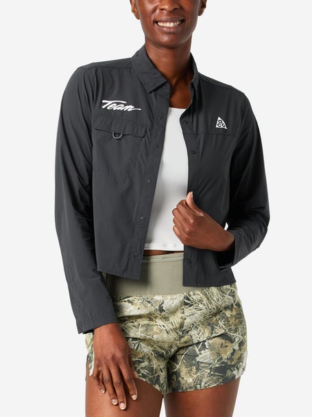 Nike Womens ACG Aireez Button-Up Long Sleeve GFX