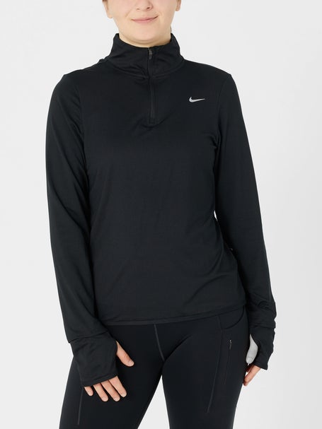 womens nike dri fit half zip
