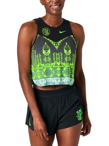Nike Womens Chicago Marathon 2026 Aeroswift Crop Tank