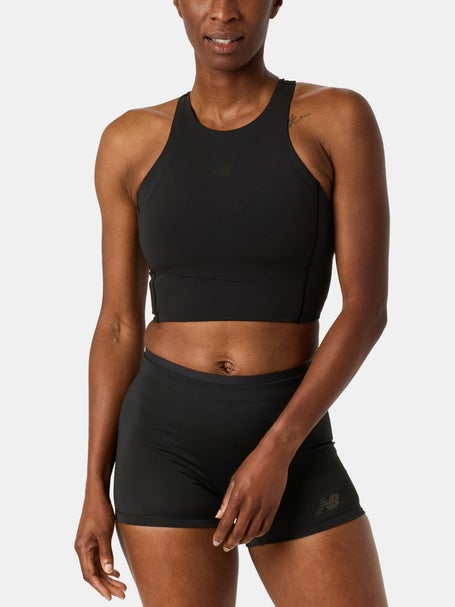 New Balance Womens Sleek Storage Race Crop