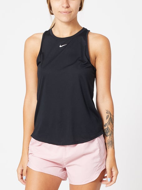 Sleeveless Cotton-blend Sports Top With Screen Print Black Nike - Women