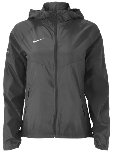 Nike Women's Transparent Running Jacket Hoodie Packable Gray Size