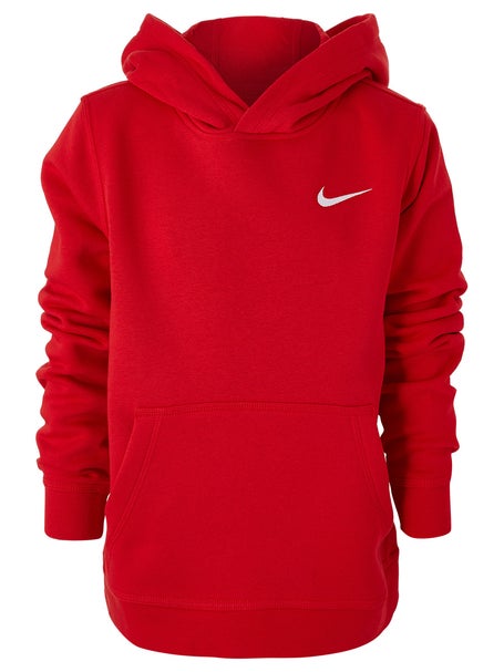 Sweat Nike Rouge Nike Youth Team Club Pullover Hoodie Running