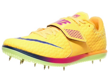 Nike Zoom High Jump Elite Spikes Unisex Citron/Indigo  display picture 1