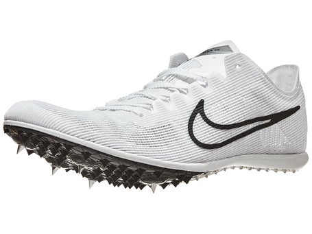 Nike Zoom Mamba 6 Spikes Unisex White/Black/Silver | Running Warehouse