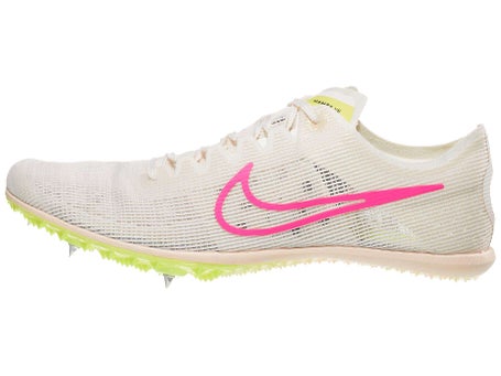 Nike Zoom Mamba 6 Spikes Unisex Sail/Fierce Pink/Lemon | Running Warehouse