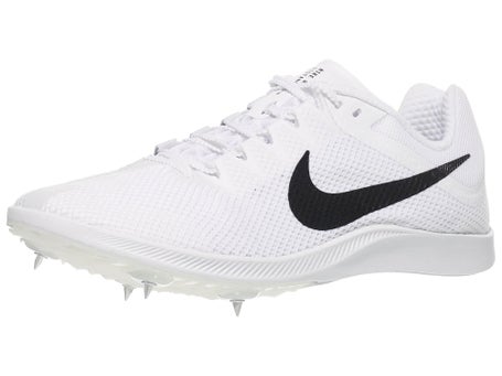 Nike Zoom Rival Distance Spikes Unisex White/Black/Silv  display picture 1