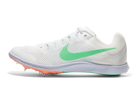Nike Zoom Rival Distance Spikes\Unisex\White/Green/Purp