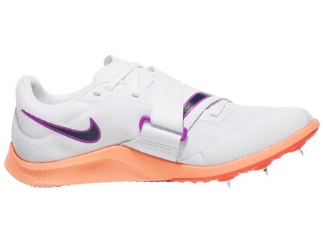 Nike Jump Track & Field Shoes And Spikes, White Purple/orange , Size 10US Unisex High Jump Elite (101 - White/Obsidian-Bright Crimson  main image 4