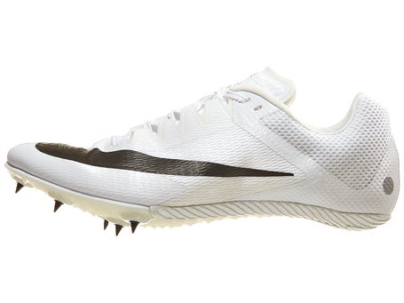 Nike Zoom Rival Sprint Spikes Unisex White/Black/Silv | Running Warehouse