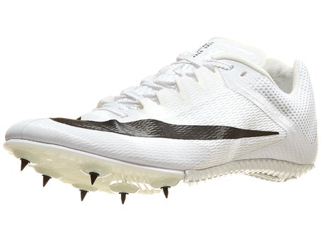 Nike Zoom Rival Sprint Spikes Unisex White/Black/Silv | Running Warehouse