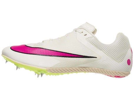 Nike Zoom Rival Sprint Spikes Unisex Sail/Pink/Lemon | Running Warehouse