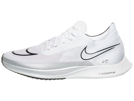 Nike Streakfly Unisex Shoes White/Black/Silver | Running Warehouse