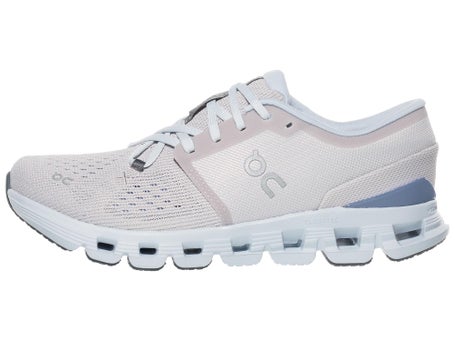 On Cloud X 4\Womens Shoes\Silver/Chambray