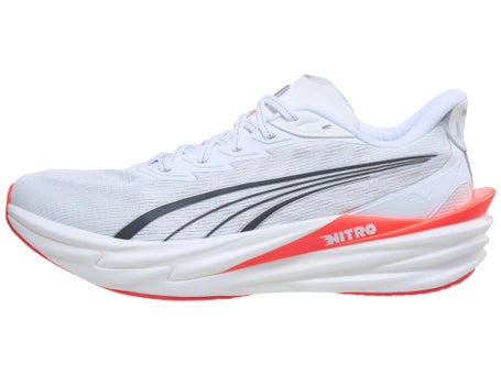 PUMA Deviate Nitro 4\Mens Shoes\PUMA White/Ultra Red