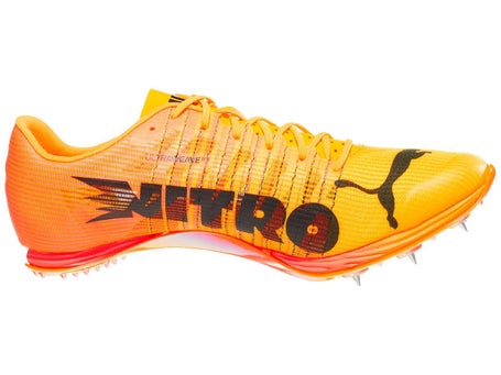 PUMA evoSpeed 400 Nitro 2 Spikes Unisex Sun Stream/Blk | Running 