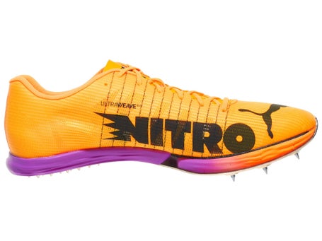 PUMA evoSPEED Forte Nitro Elite Spikes Unisex Sun/Magen | Running 