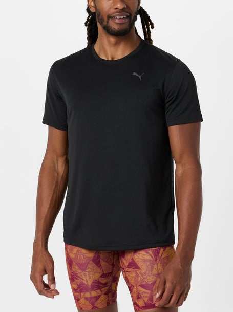 PUMA Mens Graphics Running Faster Short Sleeve Tee