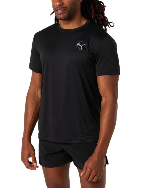 PUMA Mens Graphics Run Short Sleeve Tee 