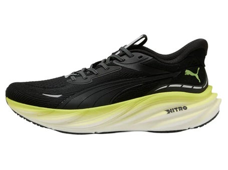 PUMA Magnify Nitro 3\Mens Shoes\Black/Sunny Lime