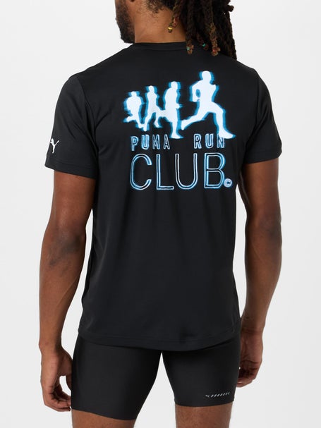 PUMA Mens Run Club Graphic Short Sleeve Tee