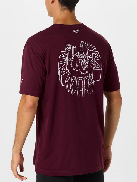 PUMA Mens Run Graphic Short Sleeve Tee