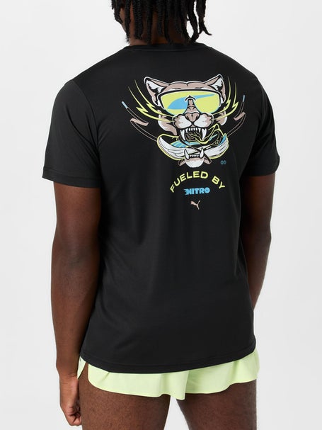PUMA Mens Run Nitro Graphic Short Sleeve Tee