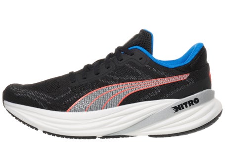 Magnify Nitro Men's Shoes PUMA Black/Fire/Blue | Running