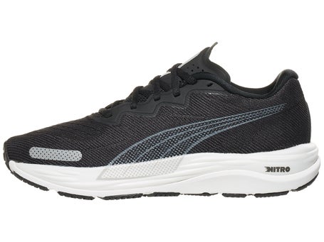 Puma VELOCITY NITRO 2 FMILE - Zapatillas de running neutras - white/blue  wash/black/blanco 