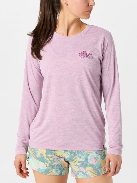 Patagonia Womens Capilene Daily Long Sleeve Trailcheck