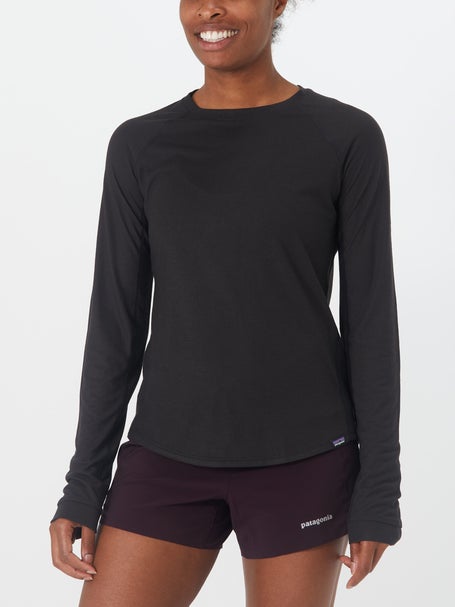 Grey Logo Long Sleeve Women's Shirt by Patagonia