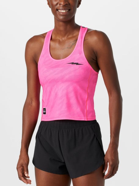 rnnr Womens All Out Cropd Singlet Bolt