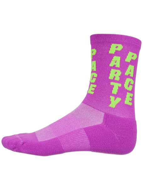 rnnr Marathon Crew Socks Party Pace Purple
