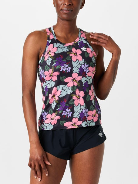 rabbit Womens EZ Hibiscus Floral Tank