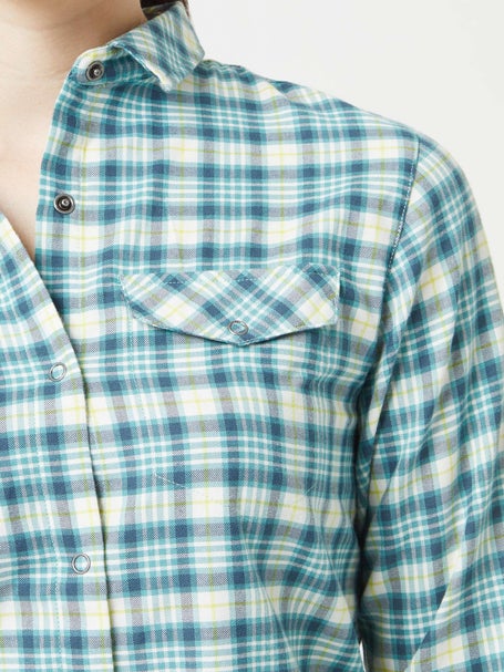 Workout Tops Long Sleeve - High Country LS Flannel - rabbit