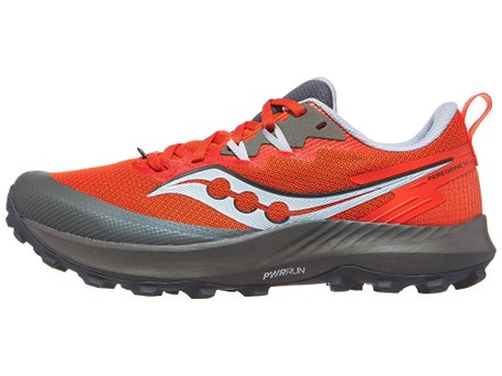 Saucony Peregrine 14 Men's Shoes Pepper/Bough | Running Warehouse