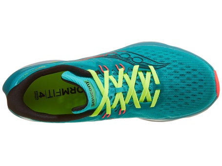 Saucony Kinvara 16 Men\'s Size 11 Teal Blue Neon Yellow Running Shoes S21020-97 Saucony Kinvara 16 Men main image 2