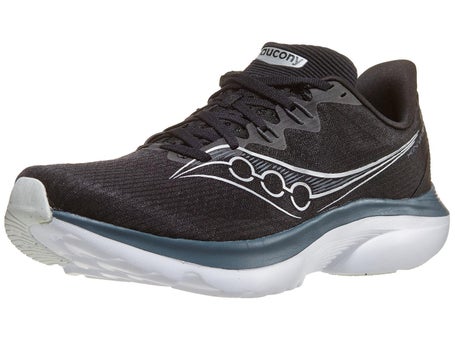 Saucony Kinvara 16 Men's Shoes Black/White Running Warehouse